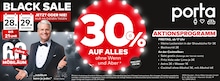 porta Möbel Prospekt für Roßdorf mit 1 Seite porta Möbel Prospekt für Roßdorf: "BLACK SALE", 1 Seite, 28.11.2025 - 29.11.2025