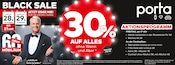 Aktueller porta Möbel Möbel & Einrichtung Prospekt in Roßdorf und Umgebung, "BLACK SALE" mit 1 Seite, 28.11.2025 - 29.11.2025