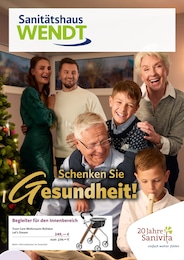 Aktueller Sanitätshaus Wendt Fahrrad- & Rollstuhlservice Wendt GmbH Sanitätshäuser Prospekt für Neubrandenburg: Schenken Sie Gesundheit! mit 6} Seiten, 12.11.2025 - 31.01.2026