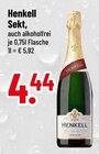 Sekt von Henkell im aktuellen Trinkgut Prospekt für 4,44 €
