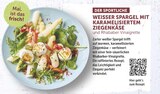 Weisser Spargel mit karamellisiertem Ziegenkäse und Rhabarber Vinaigrette im Angebot bei combi in Rheine Weisser Spargel mit karamellisiertem Ziegenkäse und Rhabarber Vinaigrette Angebote von Der Sportliche bei combi Rheine