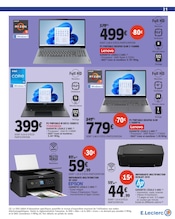 Ordinateur en promo dans le catalogue E.Leclerc à la page 31