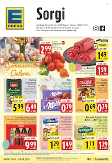 Melitta im EDEKA Prospekt "Aktuelle Angebote" mit 28 Seiten (Moers)