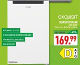 Gefrierschrank im Angebot bei Marktkauf in Bad Oeynhausen Gefrierschrank Angebote von Exquisit bei Marktkauf Bad Oeynhausen für 169,99 €