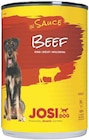 in Sauce Hundenassfutter von Josi Dog für 0,88 € bei famila Nordwest im Angebot in Sauce Hundenassfutter von Josi Dog im aktuellen famila Nordwest Prospekt