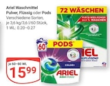 Pulver im Angebot bei GLOBUS in Wetzlar Pulver Angebote von Ariel bei GLOBUS Wetzlar für 15,99 €
