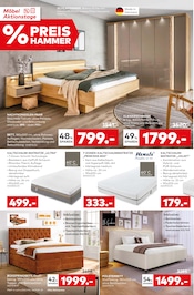 Aktueller porta Möbel Prospekt mit Bett, "GARTEN AKTIONSTAGE", Seite 6