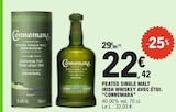Peated Single Malt Irish Whiskey avec étui - CONNEMARA dans le catalogue E.Leclerc