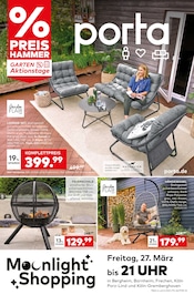 Aktueller porta Möbel Prospekt mit Grillzubehör, "GARTEN AKTIONSTAGE", Seite 1