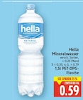 Mineralwasser von Hella für 0,59 € bei E center im Angebot Mineralwasser von Hella im aktuellen E center Prospekt