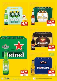 Bier im aktuellen Netto Marken-Discount Prospekt (Albstadt) Bier im Netto Marken-Discount Prospekt "DER ORT, AN DEM DU IMMER AUSGEZEICHNETE PREISE FINDEST." mit 6 Seiten (Albstadt)