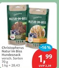 Natur im Biss Hundesnack Entenfiletstreifen Angebote von Christopherus bei budni Stade für 1,99 €