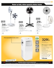 Climatiseur Angebote im Prospekt "EZ L’ÉTÉ CONNECTÉS À VOS ENVIES !" von Carrefour Climatiseur Angebote im Prospekt "EZ L’ÉTÉ CONNECTÉS À VOS ENVIES !" von Carrefour auf Seite 15