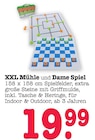 XXL Mühle und Dame Spiel Angebote bei E center Ludwigshafen für 19,99 €