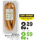Wiener Würstchen Angebote von Hofglück bei E center Frankfurt für 2,29 €