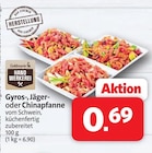 Gyros-, Jäger- oder Chinapfanne bei Markant Nordwest im Neuenkirchen Prospekt für 0,69 €