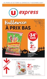 Prospectus U Express, "Halloween À PRIX BAS" à Jeuxey et alentours, 28 pages, 20/10/2026 - 01/11/2026 Catalogue U Express "Halloween À PRIX BAS" à Jeuxey et alentours, 28 pages, 20/10/2026 - 01/11/2026