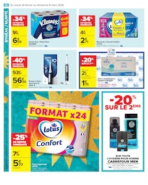 Offre Kleenex dans le catalogue Carrefour Market du moment à la page 54