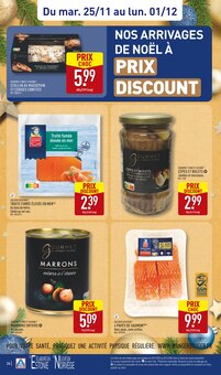 Promotion Marron dans le prospectus Aldi, valable du 25/11/2025 au 01/12/2025 Promo Marron dans le catalogue Aldi du moment à la page 26
