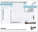 Wandfliese weiß glänzend im Angebot bei Hellweg in Wuppertal Wandfliese weiß glänzend Angebote bei Hellweg Wuppertal für 9,99 €