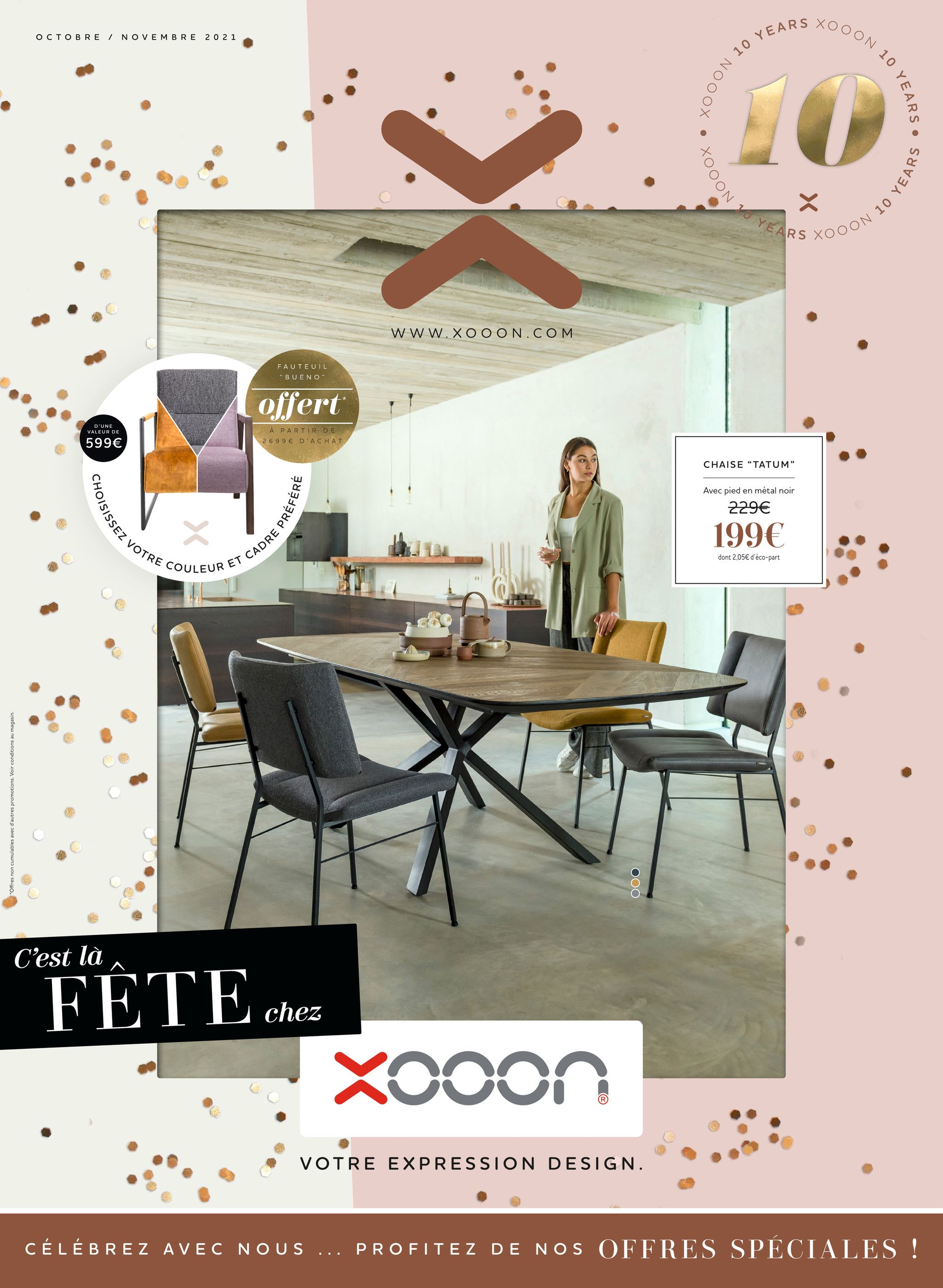 Catalogue Xooon à Ermont, avec 6 pages Prospectus Xooon à Ermont, "C'est la fête chez Xooon", 6 pages, 01/10/2021 - 21/11/2021