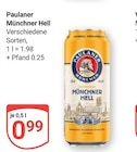 Münchner Hell Angebote von Paulaner bei GLOBUS Homburg für 0,99 €