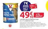 Mr.Bricolage Paray-le-Monial - Promo Lasure Haute Protection 5L + 1L Gratuit Promo Lasure Haute Protection 5L + 1L Gratuit à 49,90 € dans le catalogue Mr.Bricolage à Paray-le-Monial