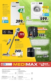 Trockner im MEDIMAX Prospekt in Halle Aktueller MEDIMAX Prospekt mit Trockner, "TEAM PERFORMANCE: VOLLTREFFER FÜR DEIN ZUHAUSE", Seite 8