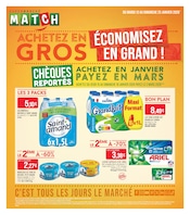 Catalogue Supermarchés Match à Bouzonville cette semaine, valable du 13/01/2026 au 25/01/2026 Prospectus Supermarchés Match à Bouzonville, "C'EST TOUS LES JOURS LE MARCHÉ", 4 pages de promos valables du 13/01/2026 au 25/01/2026
