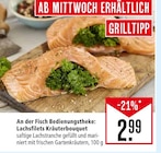 Aktuelle Lachs Angebote bei Marktkauf in Reutlingen Aktuelles Lachsfilets Kräuterbouquet Angebot bei Marktkauf in Reutlingen ab 2,99 €