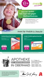 mea - meine apotheke Apotheken Prospekt der aktuellen Woche mit 4 Seiten, gültig von 01.12.2025 bis 31.12.2025, in Zeil und Umgebung Aktueller mea - meine apotheke Apotheken Prospekt in Zeil und Umgebung, "Unsere Dezember-Angebote" mit 4 Seiten, 01.12.2025 - 31.12.2025