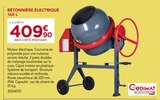 Promo Bétonnière électrique 165 L à 409,90 € dans le catalogue Gedimat à Argentat