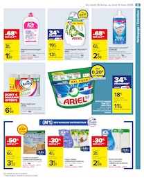 Offre Lessive dans le catalogue Carrefour du moment à la page 43