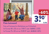Foto-Leinwand im Angebot bei ALDI SÜD in Oberursel Foto-Leinwand Angebote bei ALDI SÜD Oberursel für 3,90 €