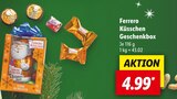 Küsschen Geschenkbox von Ferrero für 4,99 € bei Lidl im Angebot Küsschen Geschenkbox von Ferrero im aktuellen Lidl Prospekt