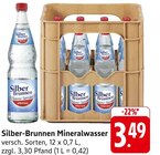 Mineralwasser im Angebot bei E center in Ulm Mineralwasser Angebote von Silber-Brunnen bei E center Ulm für 3,49 €