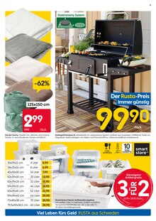 Grill im aktuellen Rusta Prospekt (Essen) Grill im Rusta Prospekt "Willkommen zu Hause in Schweden!" mit 16 Seiten (Essen)