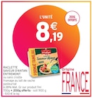 Raclette Saveur d'Antan - Entremont en promo chez Intermarché Avignon à 8,19 €