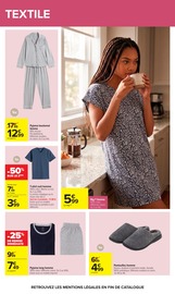Promos Pyjama Femme dans le catalogue "Carrefour" de Carrefour Pyjama Femme en promo dans le catalogue Carrefour à la page 59
