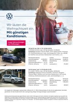 Volkswagen Prospekt "Wir läuten die Weihnachtszeit ein. Mit günstigen Konditionen.", 2 Seiten, für Gelsenkirchen, 03.12.2019 - 16.12.2019 Volkswagen Prospekt "Wir läuten die Weihnachtszeit ein. Mit günstigen Konditionen.", 2 Seiten, für Gelsenkirchen, 03.12.2019 - 16.12.2019