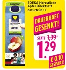 Herzstücke Apfel Direktsaft bei EDEKA im Prospekt "" für 1,29 €