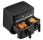 Doppelkammer-Heißluftfritteuse Dual Easy Fry EY901N von Tefal im aktuellen Penny Prospekt