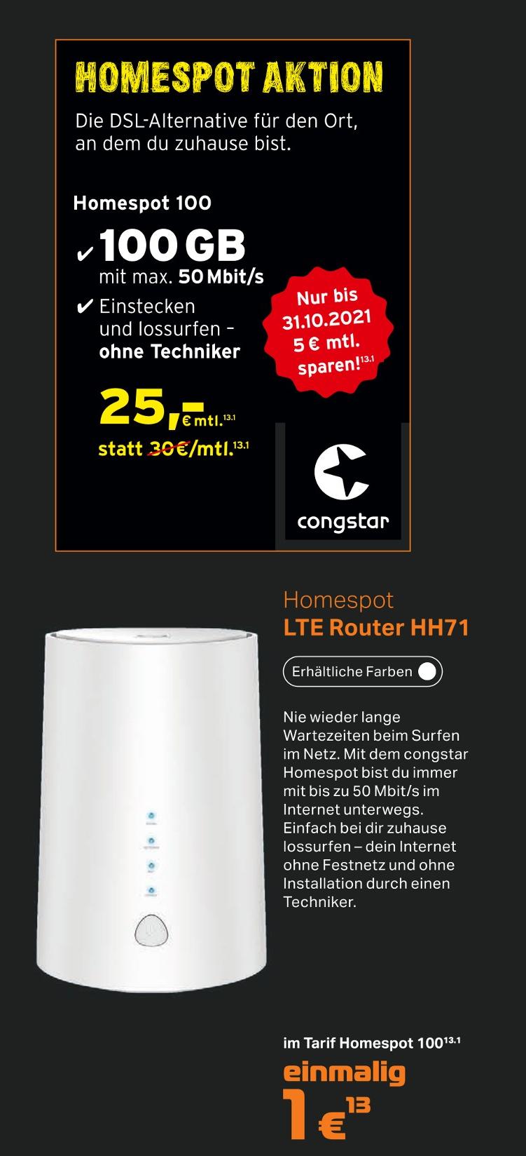 lahde Station Petershagen - LTE Router HH71 LTE Router HH71 Angebot bei lahde Station Petershagen im Prospekt Aktuelle Angebote