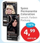 Permanente Coloration von Syoss im aktuellen budni Prospekt