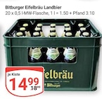 Aktuelle Bitburger Angebote bei GLOBUS in Trier Aktuelles Eifelbräu Landbier Angebot bei GLOBUS in Trier ab 14,99 €