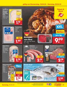Bratwurst im Netto Marken-Discount Prospekt "Aktuelle Angebote" mit 49 Seiten (Dresden)