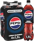 Zéro sucres - PEPSI en promo à 3,60 € chez Supermarchés Match Zéro sucres - PEPSI dans le catalogue Supermarchés Match