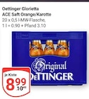 Glorietta ACE Saft Orange/Karotte Angebote von Oettinger bei GLOBUS St. Ingbert für 8,99 €