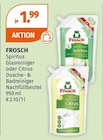 Spiritus Glasreiniger im Angebot bei Müller in Mönchengladbach Spiritus Glasreiniger Angebote von Frosch bei Müller Mönchengladbach für 1,99 €