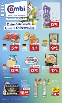 combi Glandorf Prospekt der aktuellen Woche, gültig von 23.03.2026 bis 28.03.2026 Aktueller combi Glandorf Prospekt "Markt - Angebote" mit 33 Seiten